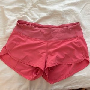 Pink Lululemon Speed Up Short